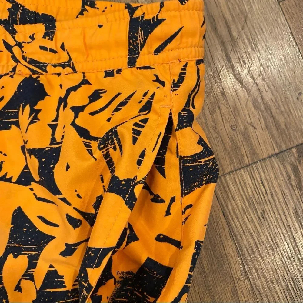 Eddie Bauer Orange Swim Board Shorts Size XL